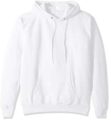 China Factory Custom Anti-pilling OEM Men's Plain Cotton 100% Blank Mens Hoodies White Organic Hoodie Long Sleeve for sale