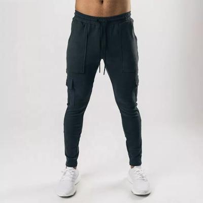 China wholesale Anti-wrinkle organic cotton spandex blend tapered sweatpants with side pockets men empty jogger pants for sale