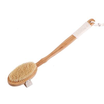 China Amazon Selling Long Handle Spa Wash Bath Body Cleaning Brush Hot Shower Premium Dry Brush Body Brush Back for sale