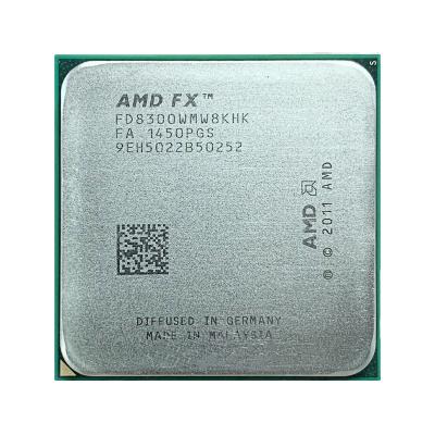 China Desktop AMD FX-8300 FX 8300 FX8300 3.3 GHz Eight-Core 8M Processor Socket AM3+ CPU 95W Bulk Pack FX-8300 for sale