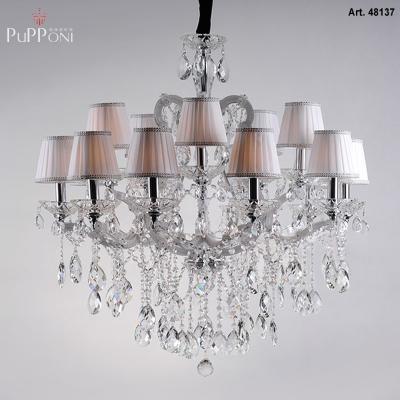 China Modern application top quality large villa hotel gold crytal chandelier for sale