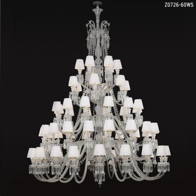 China Traditional French Style Large Crystal Chandelier for sale