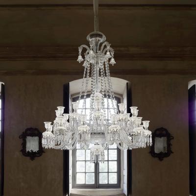 China 24 Modern Chandelier Light Crystal Glass Pendant Lights for sale