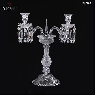 China Modern Wedding Centerpiece Decoration Crystal Candelabra for sale