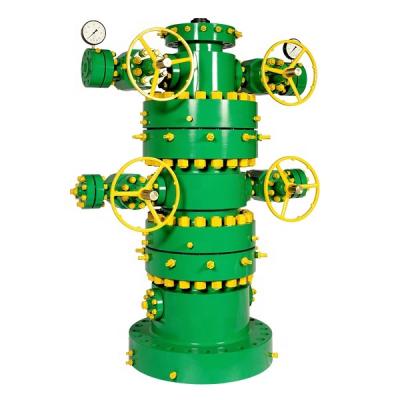 China Wellhead Assembly & Christmas Tree 7 1/16~11 AA-HH API 6A Wellhead Drilling Oilfield Equipment Piping Head for sale