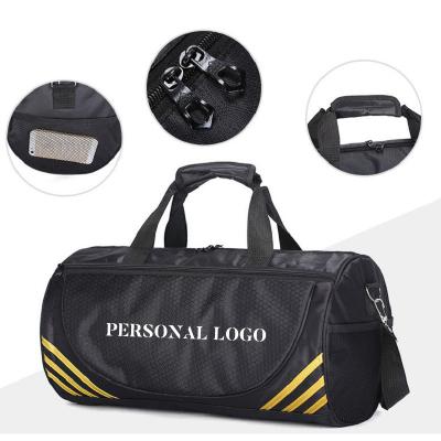 China Wholesale custom logo gym bag fashion sport nylon cylinder duffel bag luggage gym bag for sale