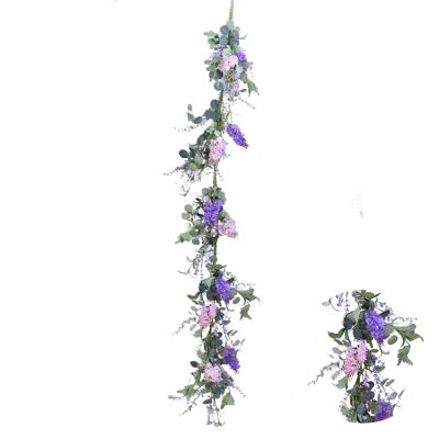 China Real Environmental Protection Green Touch Personalized Spring Garland Simulation Handy Carfts Garland Handmade Decorations for sale