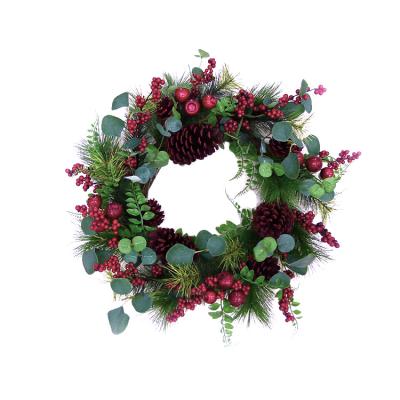 China Christmas China Manufacturer Natural Christmas Artificial Flower Garlands for sale