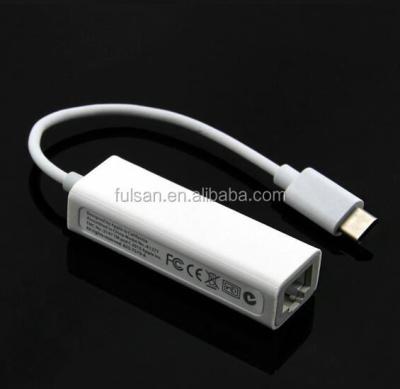 China Best Price USB 3.1 Ethernet C Camera Network Adapter To RJ45 Type for sale