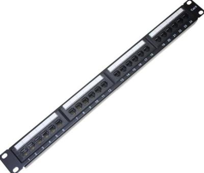 China Stainless Steel ISDN Crown IDC 50 Ports Rj11 Voice Patch Panel for sale