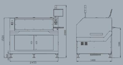 China High Precision Solder Paste Screen Printing Machine With Chinese / English Interface for sale