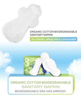 China Da almofada menstrual orgânica do algodão de 100 senhora feminino Napkin Sanitary Towel do período da higiene 150mm à venda