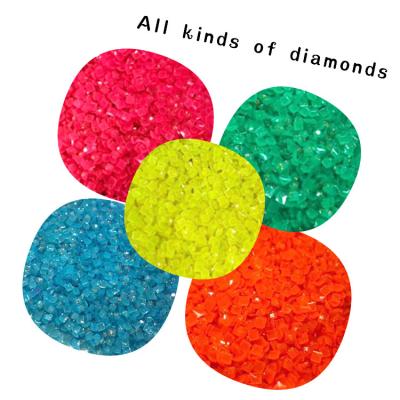 China CLASSIC DM-106 447 colors AB Jelly Neon Crystal Round/Square Resin diamond painting drills DMC diamond art beads for sale