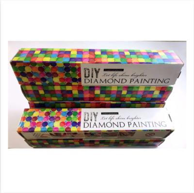 China Personalized Customization ZBOX Customized design wholesale 5d diy diamond painting colorful box Custom Logo/size Painting Packaging Box /tube for sale