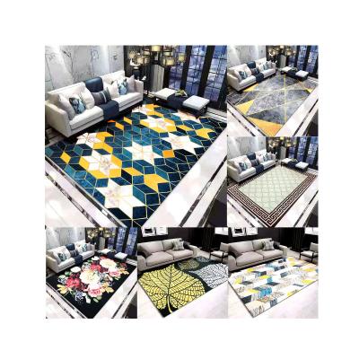 China Washable Z116  High quality custom rugs  Living Room Anti Slip Area Rugs Polyester Modern Carpets And Rugs for sale