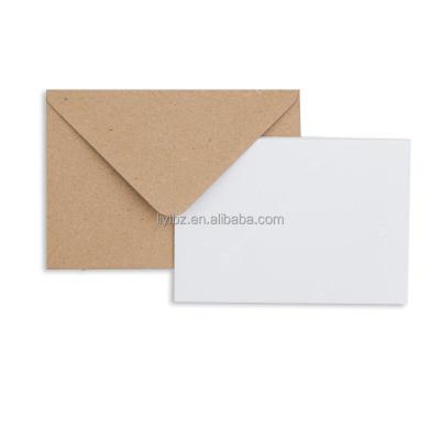 China Handmade Customizable with various sizes complete sets of kraft paper envelopes white letter paper for sale