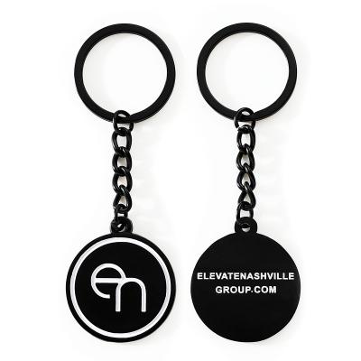 China Custom wholesale designer keychain cheap letter logo souvenir gifts factory price promotion HSQ metal key chain custom key chain for sale