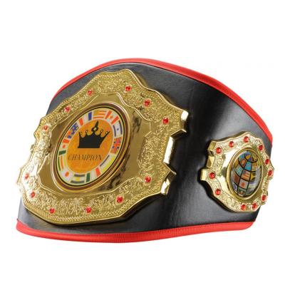 China Europe OEM Factory Price Custom International Metal Winner Award Belt World Championship Leather Belt World Champion Belt for sale