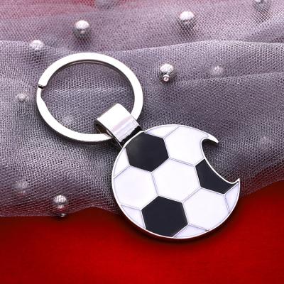 China Factory Promotional Cheap Price OEM Gifts Wholesale Soft Metal Football Opener Key Chain Enamel Bottle Opener Soft Key Chain for sale