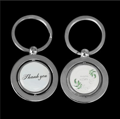 China OEM Zinc Alloy Factory Sticker Company Organization Advertising Logo Souvenir High Quality Custom UV Printing Epoxy Key Chain for sale