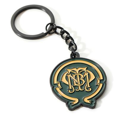 China Best Quality Factory Price Factory Price Enamel Company Logo Keychain Promotional Cheap Custom Metal Soft Logo HSQ Gifts Key Chain for sale