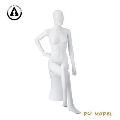 China Recyclable Paint Finishing Sitting Mannequin Female Mannequin for sale