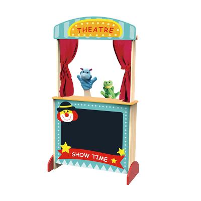 China 2020 Colorful / Safe / Environmental New Design Wooden Kiosk Theater Center And Toy For Kids for sale