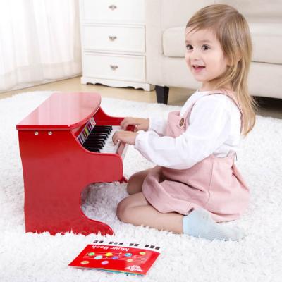 China Mini Red Upright Piano Educational Colorful/Safe/Environmental Kids Musical Instruments Set Baby Music Toy for sale