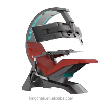 China Weightless Ergonomics Cockpit RGB Color Adjustable Lightweight Computer Integrated Cockpit Manufacture Custom PC Gaming Cockpit Chairs for sale