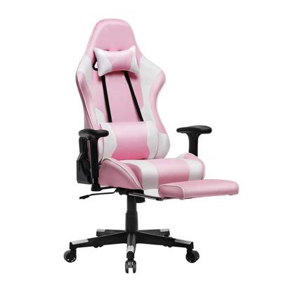 China (Height)Adjustable Rabbit Pink Gamer Chair For Gamer Cute Kawaii Chair Girls Gaming Computer Gaming Chair High Quality for sale