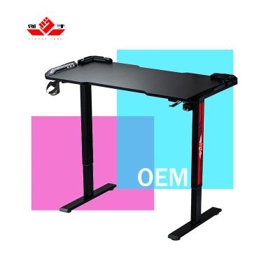 China Gamer Adjustable Power Desk Sit Stand Desk Manufacturer Latest Design Carbon Fiber (Height) Lifting Desk for sale