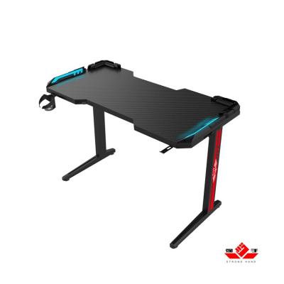 China Others Custom Stable T Shaped Computer Desk Double Desk PC Gaming Desk Computer Tables for sale