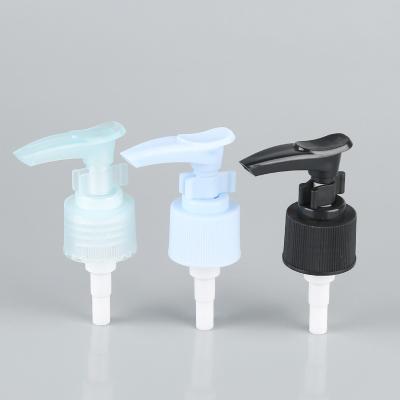 China Non Spill Cheap Price Ningbo Lotion Pump Supplier Lotion Pump Plastic Black Lotion Pump 20/410 24/410 for sale