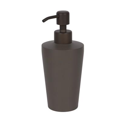 China Recyclable Wholesale Empty Round Shampoo Lotion Bottle Matte Stainless Steel Bottle for sale