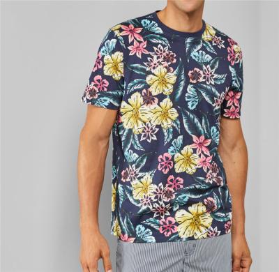 China QUICK DRY custom made T-shirts men's O neck polyester sublimation printed T-shirt for sale