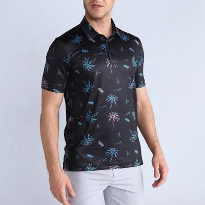 China 88% Polyester 12% Spandex Custom QUICK DRY New Design Dye Sublimated Cooldry Mens Golf Quick Dry Collarless Polo Shirt Man Polo T-Shirt for sale