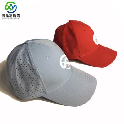 China JOINT laser cut 100%polyester sports caps hats from china manufacturer for sale