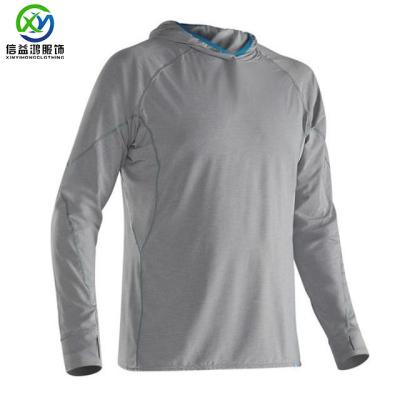 China Outdoor Sports Antibacterial Custom Men's Bamboo Fiber Super Soft Oversized Dry Fit UPF 50+ Fishing Screen Printing Long Sleeve T-Shirt for sale