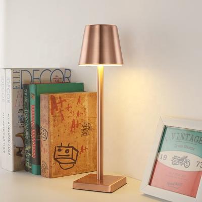 China EUROPEAN Cordless Wireless Restaurant LED Table Lamp Hotel Table Touch Control Lamp for Indoor/Outdoor for sale