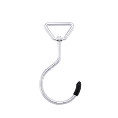 China High Demand Garment Products Small Wire Snap J Hook Form Metal Hanger Hook Zinc Alloy J Hook For Clothes for sale