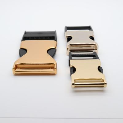 China High Quality Zinc Alloy Garment Quick Release Buckles For Dog Collars And Pet Leash Metal Hardware for sale