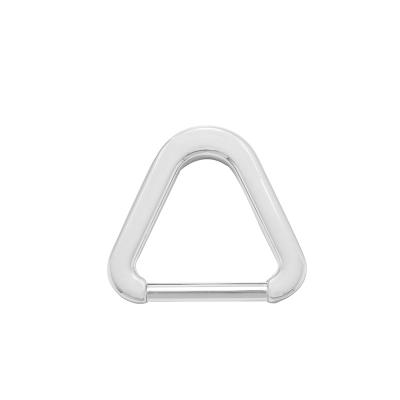 China Wholesale New Design Garment Main Safety Triangular Ring Zinc Alloy Triangular Ring For Ladies Bag for sale