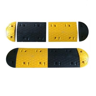 China Length 1000mm Road Bump Rubber Speed ​​Cushion Rubber Speed ​​Bump for sale