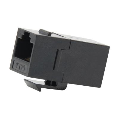 China Integrated Network Telecommunication RJ45 Coupler UTP 180 Keystone Cat5E Jack for sale