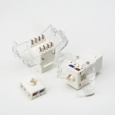 China Hot Selling Toolless Degree Cat5e Cat6 Cat6a PC Networking UTP180 Keystone Jack for sale