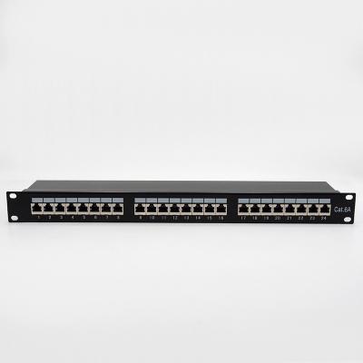 China FTP Network Cabling System 1u Cat.5e 24 Port Patch Panel Module Socket for sale