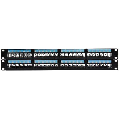 China Popular Selling Network Cabling System 1U Network Cat.6 FTP 24 Port Modular Patch Panel for sale