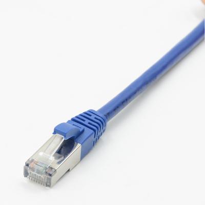 China Cat6 FTP Patch Cord Cat5e Cat6 Cat6A Network Pure Copper Patch Cord 1m 2m 3m 26AWG HPC-BF-C6-1M-BL for sale