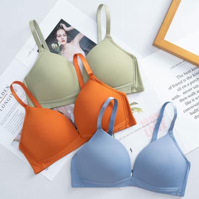 China 2021 Wholesale high quality sexy water bra underwear bra and brief sets women lift up T-shirt bra plus size seamless bra for sale