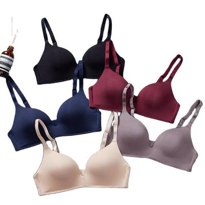 China New Design Breathable Wireless Bra Thin Cup Push Up Bralette T-shirt Women Seamless Sexy Bra for sale